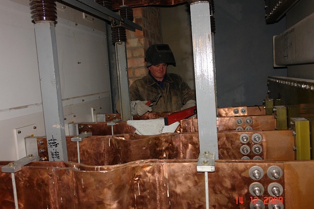 Монтаж шинопроводов ТОО КАЗЦИНК 2009 Монтаж шинопроводов ТОО КАЗЦИНК 2009